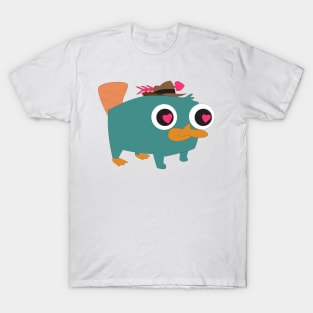 Valentine's Day Baby Perry the Platypus T-Shirt